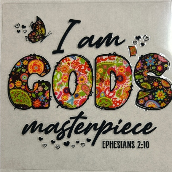 Other - God’s Masterpiece Cup Decal D21